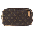 Louis Vuitton Pochette Marly Bandouliere Bag Monogram Canvas Brown Canvas Shoulder Bag