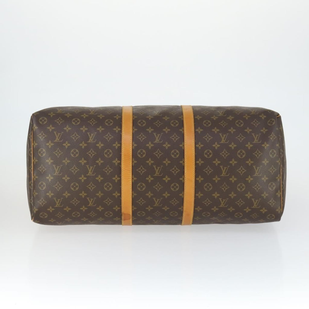 Louis Vuitton Keepall Bag Monogram Canvas Brown Canvas Travel Bag