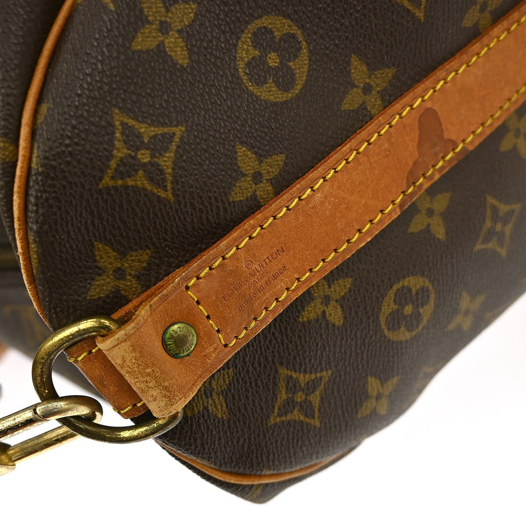 Louis Vuitton Keepall Bandouliere Bag Monogram Canvas Brown Canvas Travel Bag