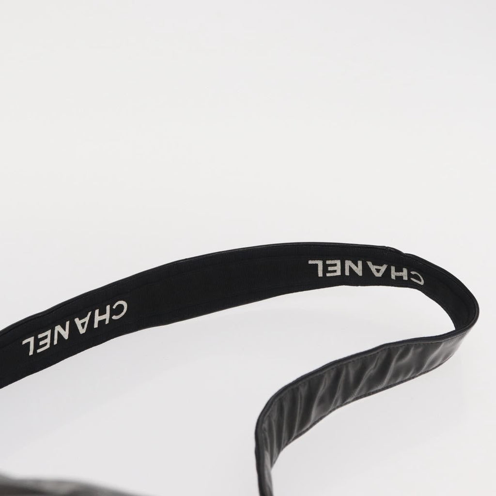 Chanel Vintage Shoulder Bag Enamel Black Patent_Leather Shoulder Bag Bag