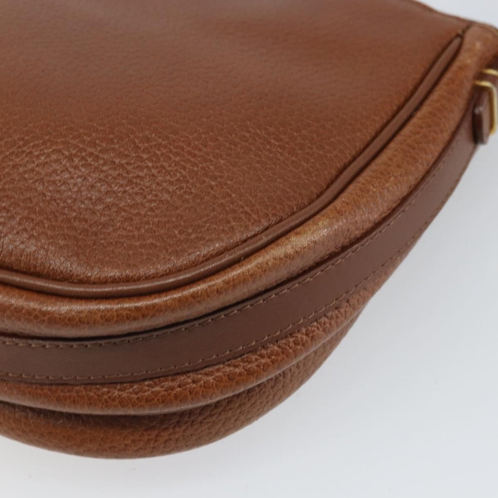 Burberry Vintage Shoulder Bag Leather Brown Leather Shoulder Bag