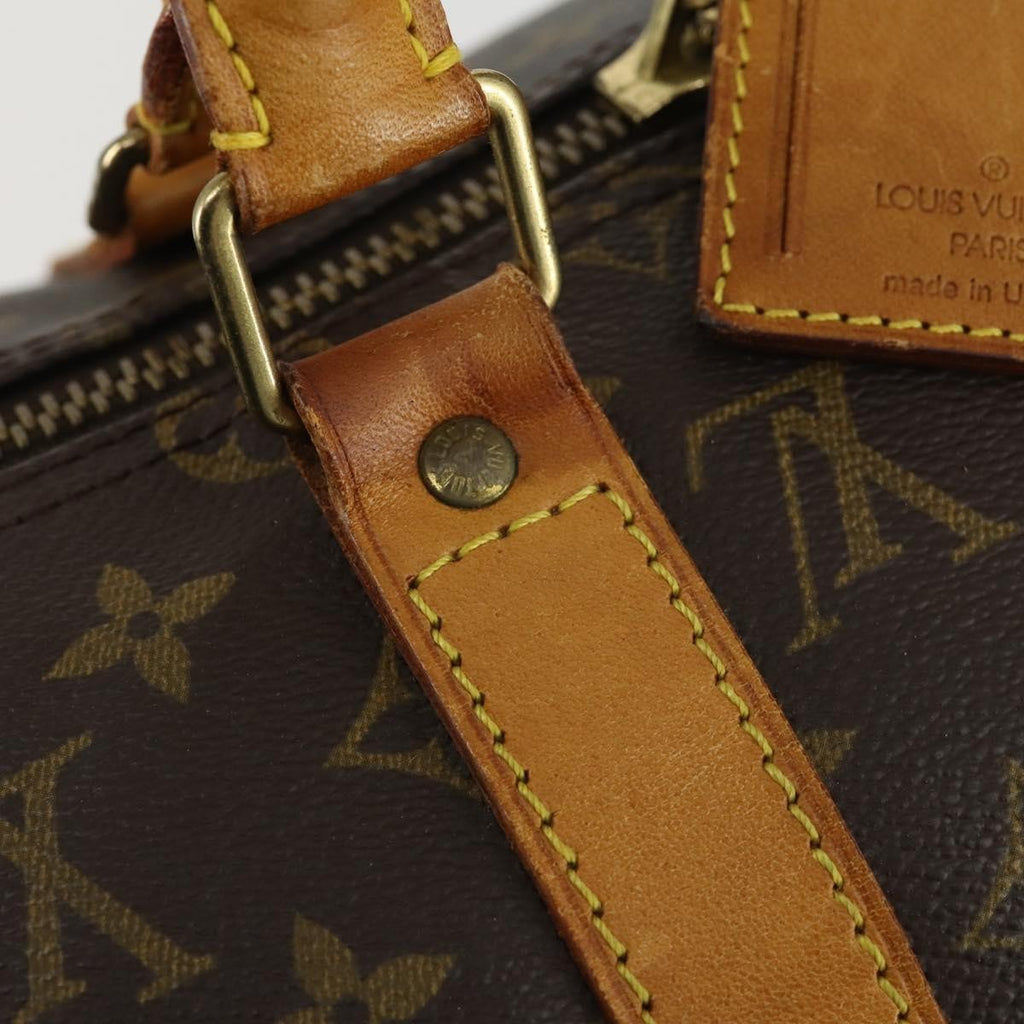 Louis Vuitton Keepall Bag Monogram Canvas Brown Canvas Travel Bag