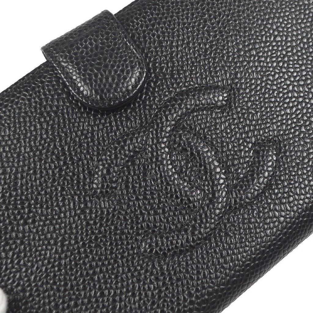Chanel Timeless Cc French Wallet Caviar Black Leather Wallets Accessory