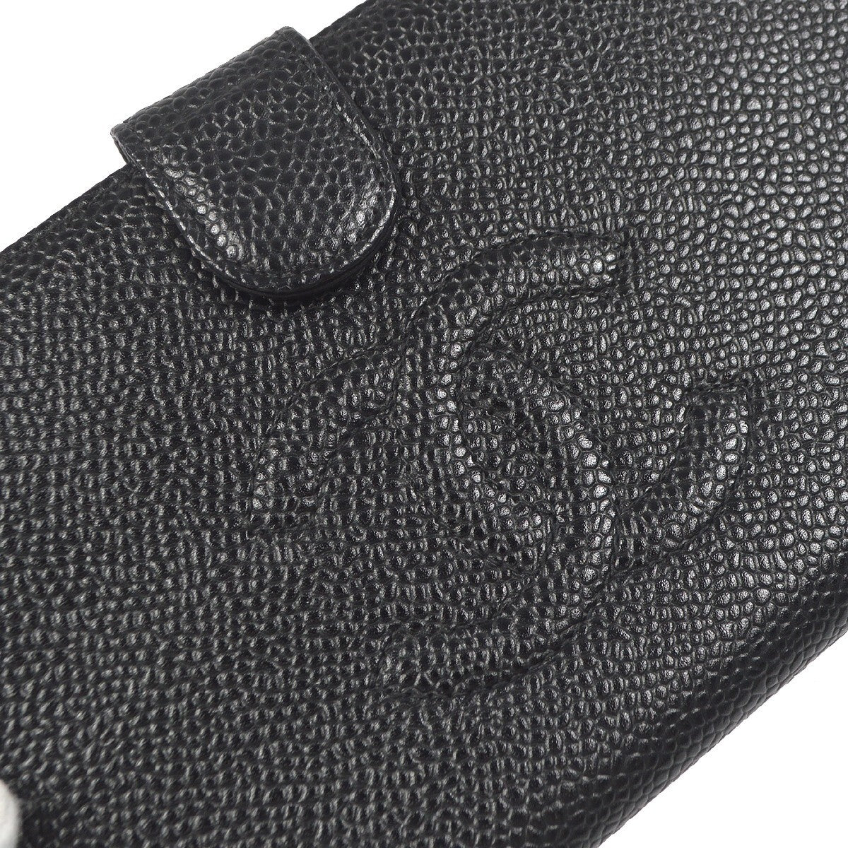 Chanel Timeless Cc French Wallet Caviar Black Leather Wallets Accessory