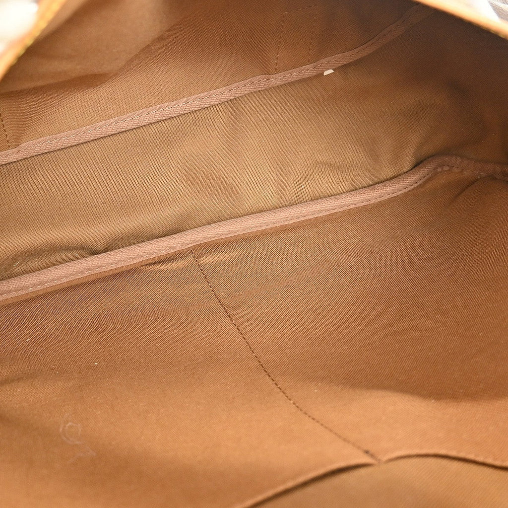 Louis Vuitton Saumur Handbag Monogram Canvas Brown Canvas Shoulder Bag
