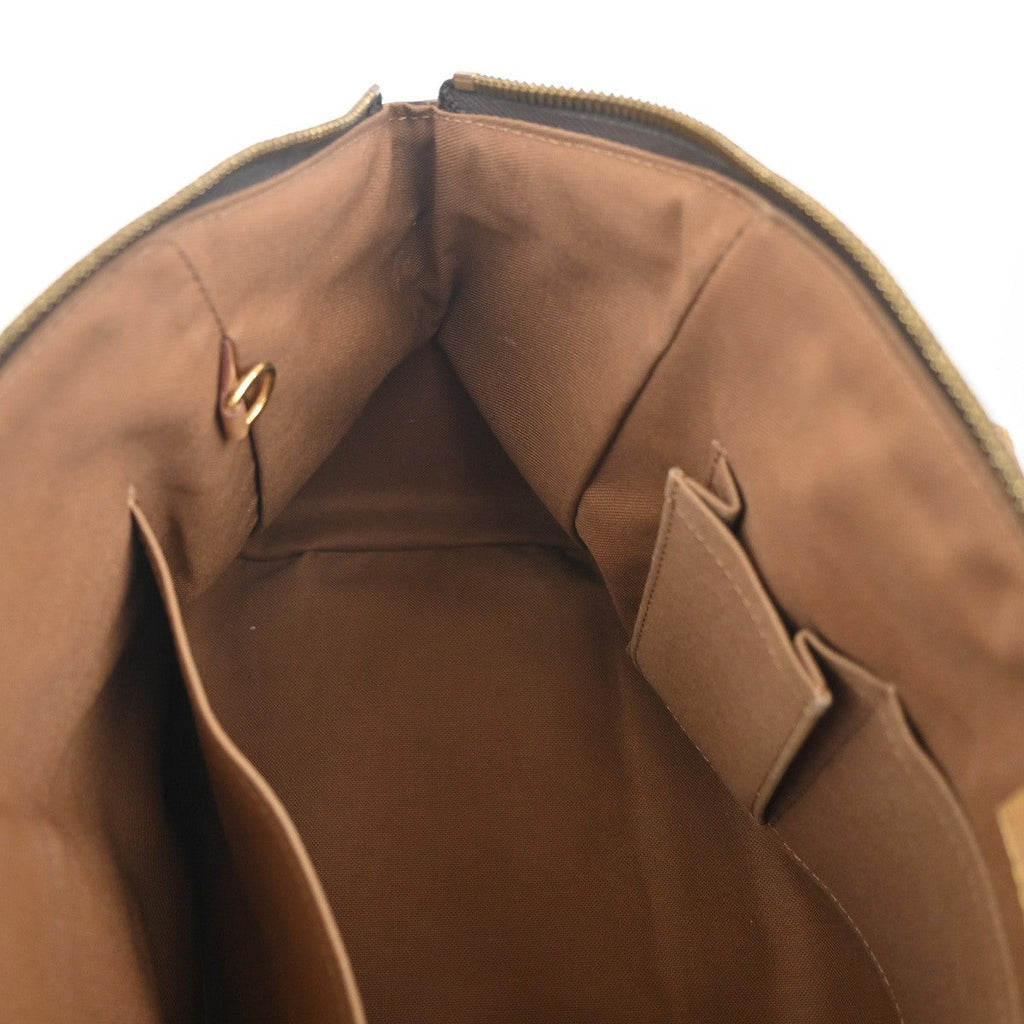Louis Vuitton Tivoli Handbag Monogram Canvas Brown Canvas Shoulder Bag