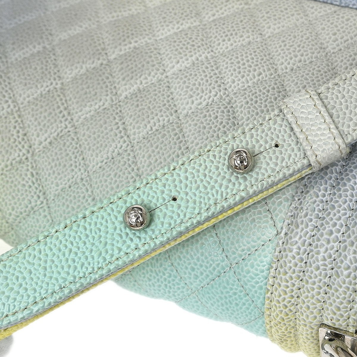 Chanel Rainbow Boy Flap Bag Quilted Painted Caviar Multicolour Leather Shoulder Bag Bag