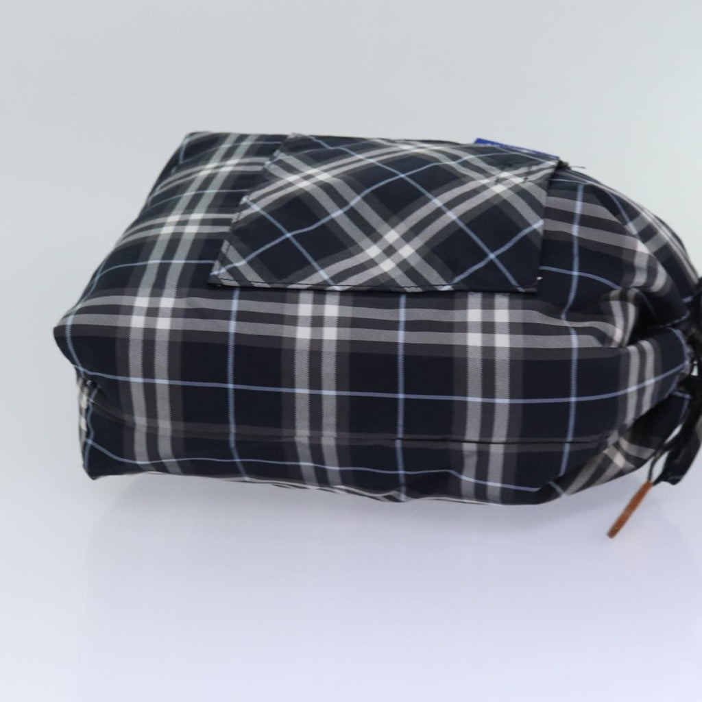 Burberry Nova Check Blue Label Nylon Black Nylon Clutche & Pouche Bag