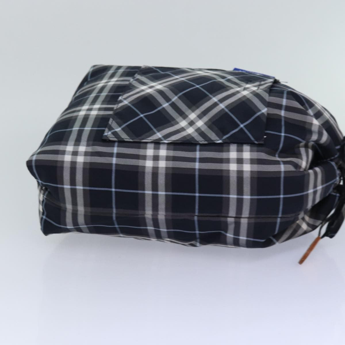 Burberry Nova Check Blue Label Nylon Black Nylon Clutche & Pouche Bag