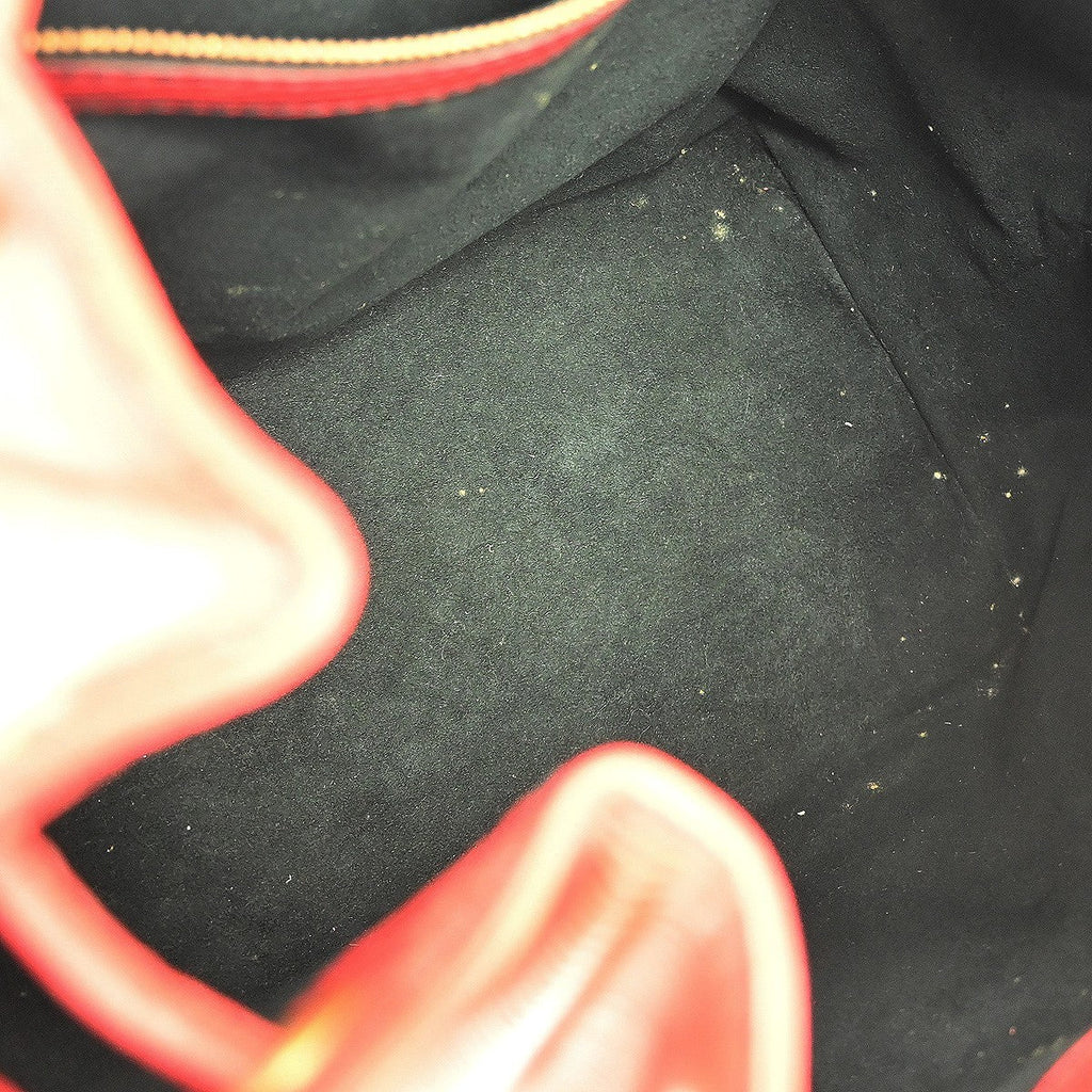 Louis Vuitton Petit Noe Handbag Epi Leather Red Leather Shoulder Bag