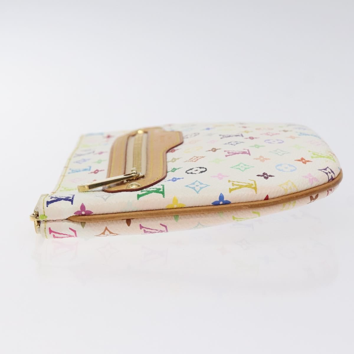 Louis Vuitton Pochette Gm Monogram Multicolor White Canvas Clutche & Pouche Bag