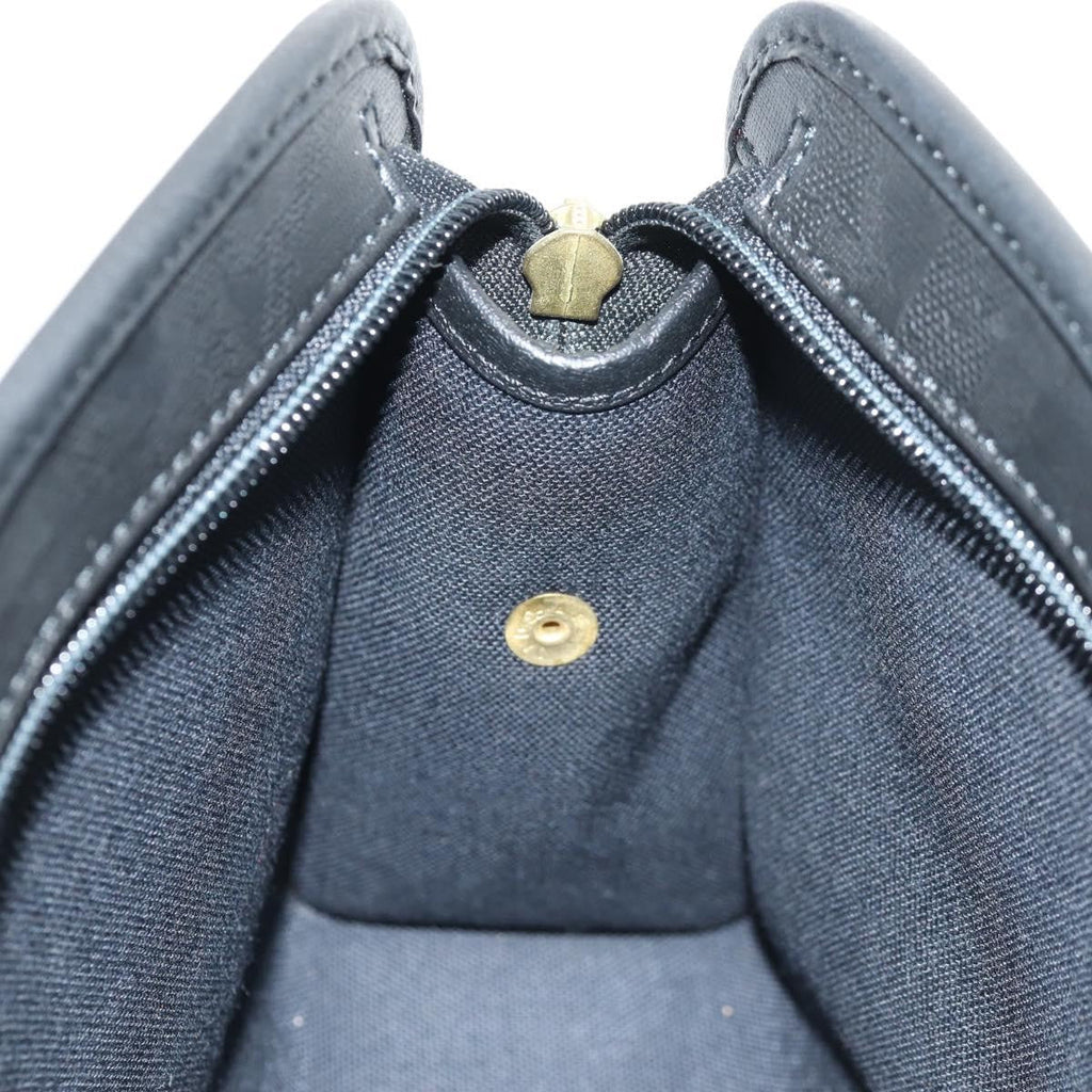 Christian Dior Vintage Trotter Pouch Diorissimo Canvas Black Pvc Clutche & Pouche Bag (Pre-Owned)