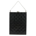 Louis Vuitton Saint Ange Handbag Damier Vernis Black Patent_Leather Handbag