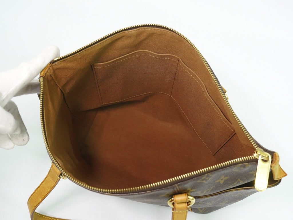 Louis Vuitton Totally Handbag Monogram Canvas Brown Canvas Tote Bag