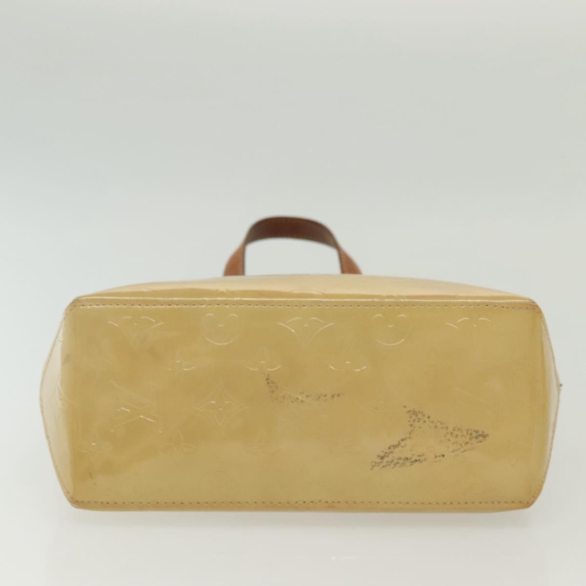 Louis Vuitton Reade Handbag Monogram Vernis Beige Patent_Leather Handbag