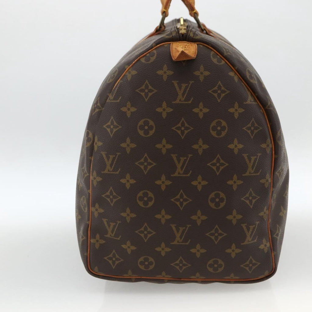 Louis Vuitton Keepall Bag Monogram Canvas Brown Canvas Travel Bag