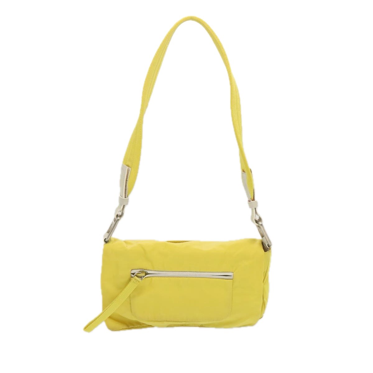 Prada Vintage Shoulder Bag Tessuto Yellow Nylon Shoulder Bag Bag