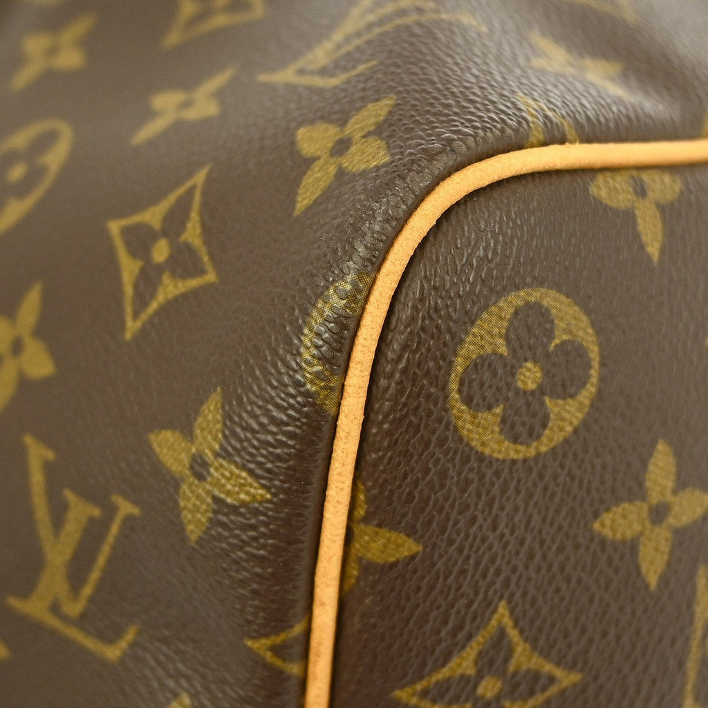 Louis Vuitton Keepall Bag Monogram Canvas Brown Canvas Travel Bag