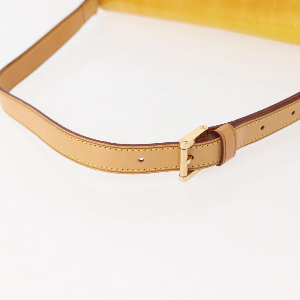 Louis Vuitton Thompson Street Handbag Monogram Vernis Yellow Patent_Leather Shoulder Bag