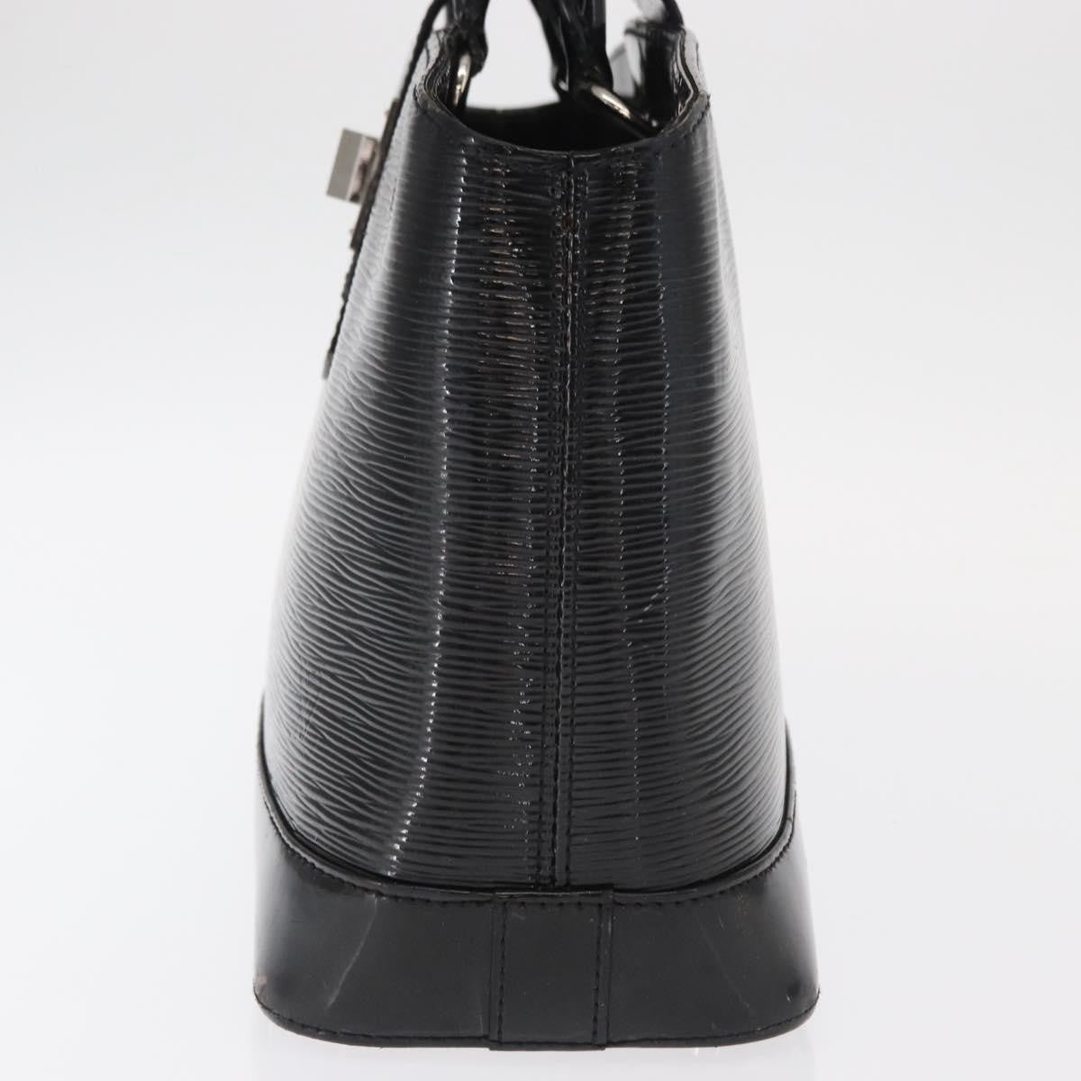 Louis Vuitton Mirabeau Handbag Electric Epi Leather Black Leather Handbag