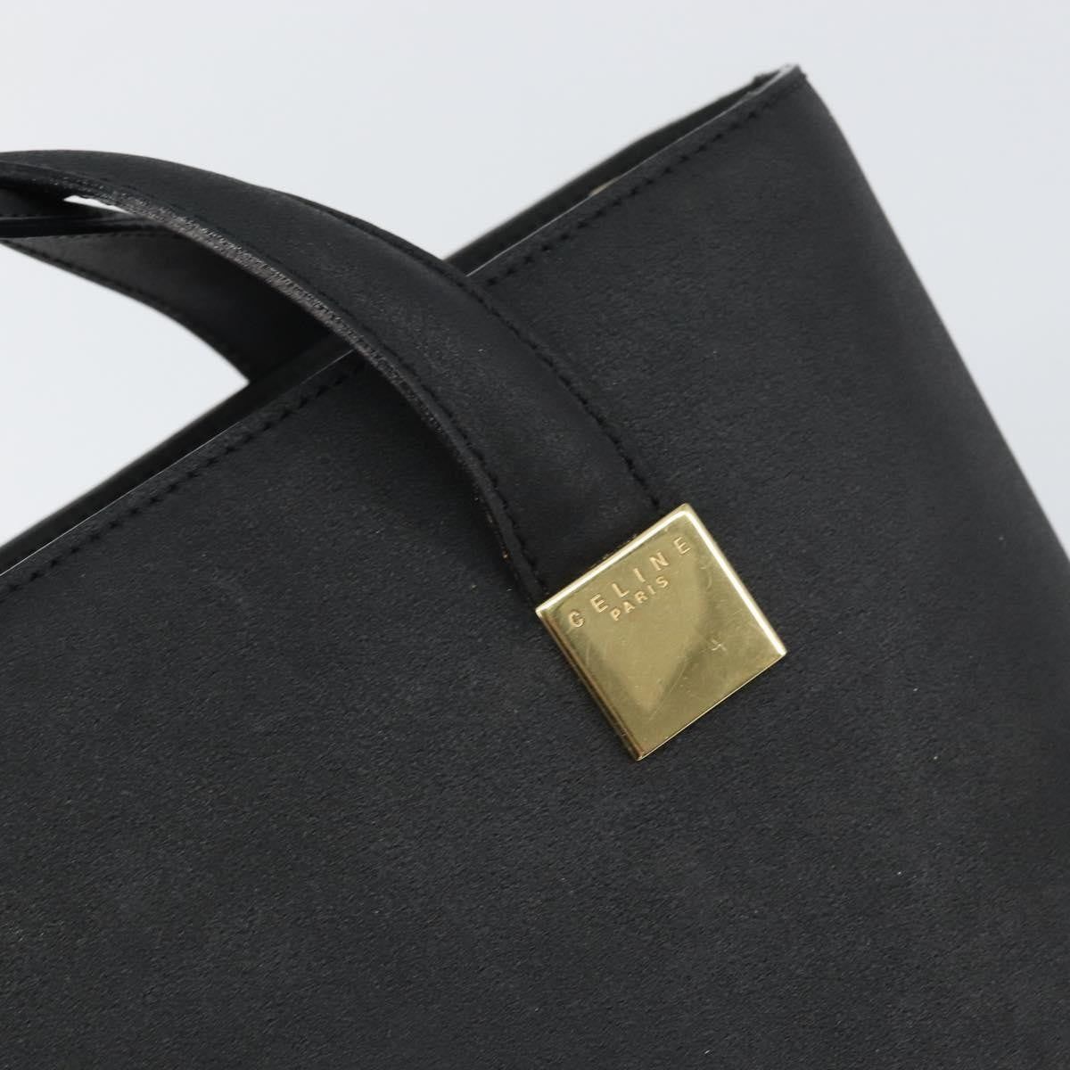 Celine Handbag Leather Black Leather Handbag