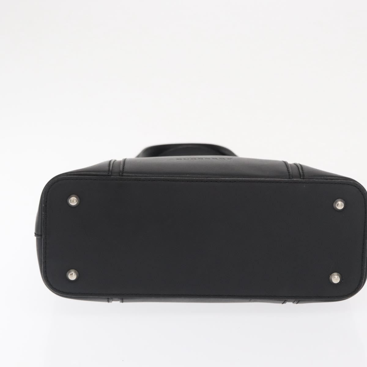 Burberry Vintage Handbag Leather Black Leather Handbag