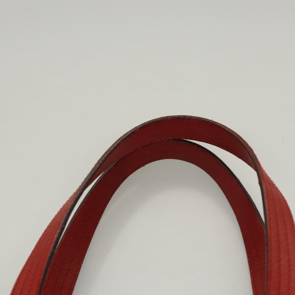 Gucci Vintage Open Tote Gg Canvas Red Canvas Tote Bag Bag (Pre-Owned)