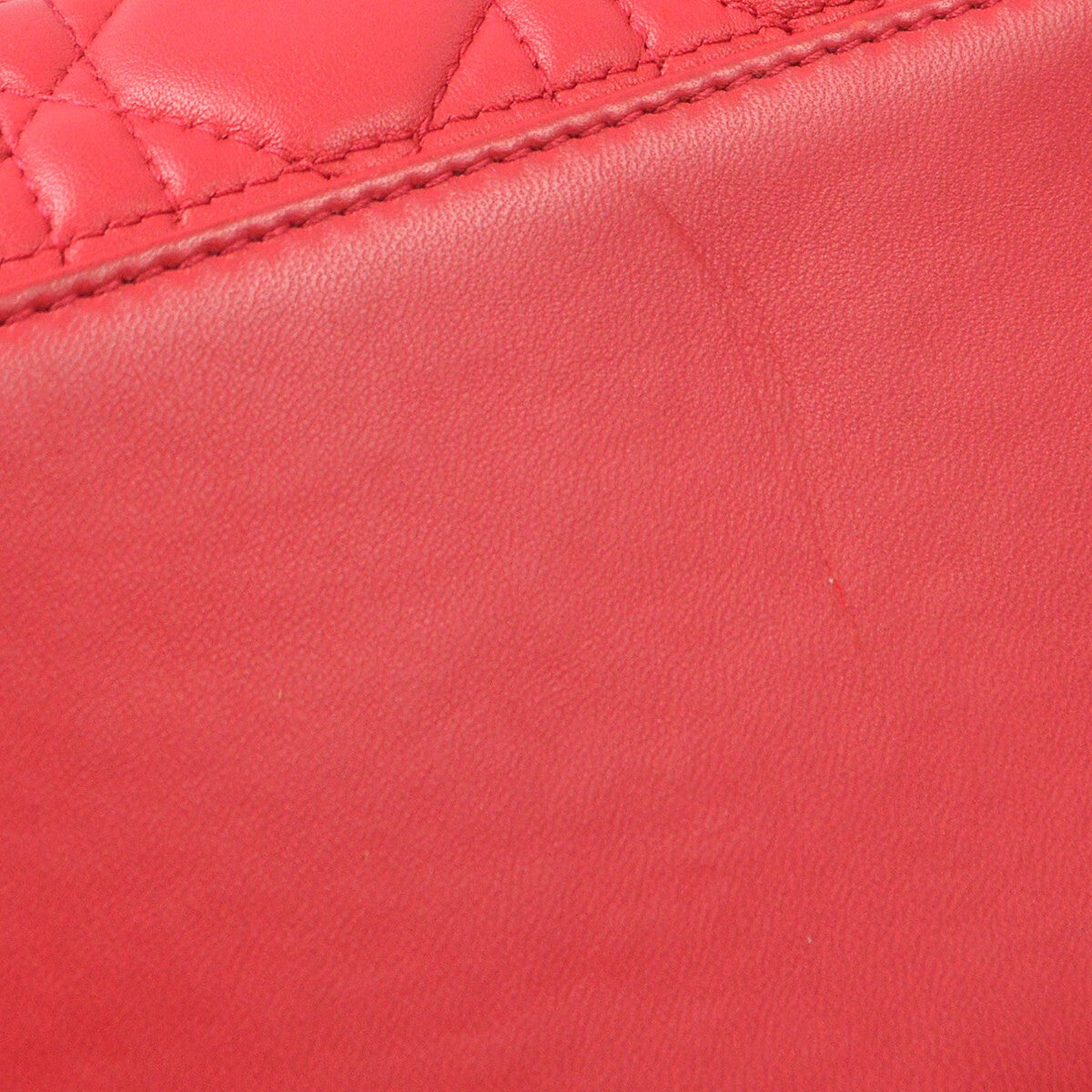 Christian Dior Bicolor Lady Dior Bag Cannage Quilt Lambskin Pink Leather Handbag (Pre-Owned)