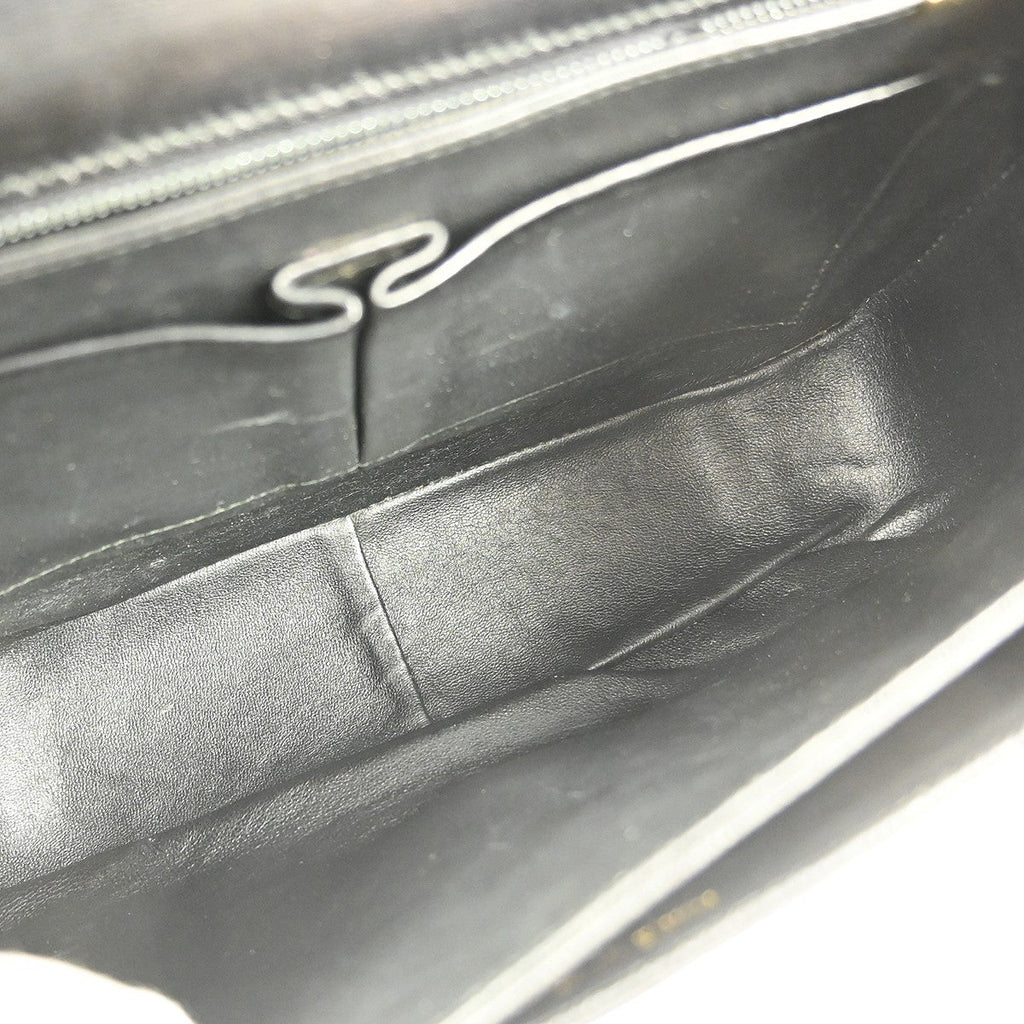 Celine Vintage Shoulder Bag Leather Black Leather Shoulder Bag Bag