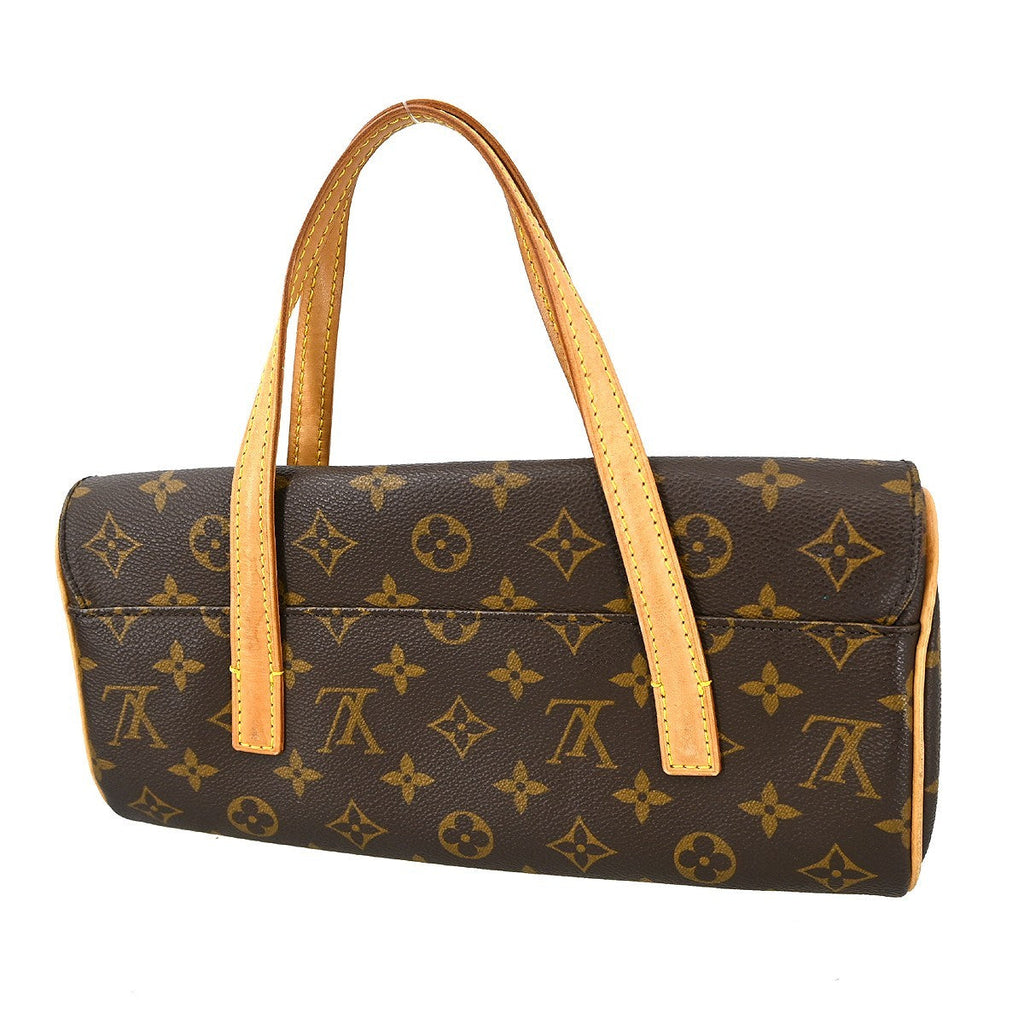 Louis Vuitton Sonatine Handbag Monogram Canvas Brown Canvas Handbag