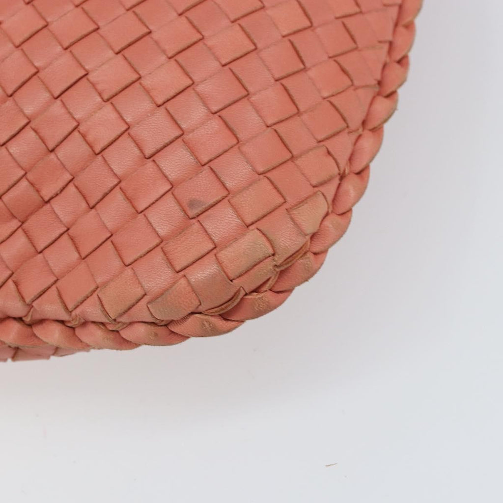 Bottega Veneta Veneta Hobo Intrecciato Nappa Pink Leather Handbag