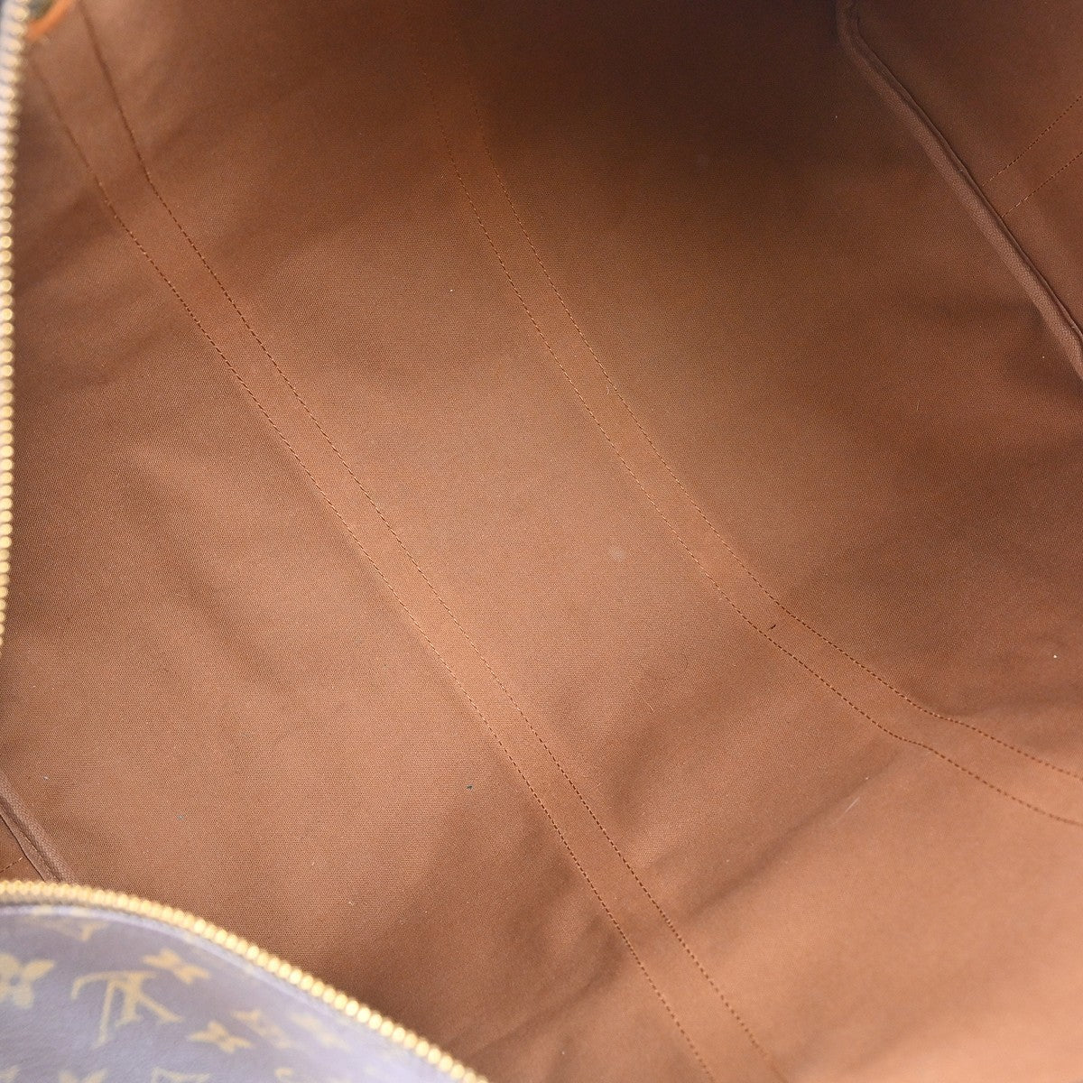 Louis Vuitton Keepall Bandouliere Bag Monogram Canvas Brown Canvas Travel Bag