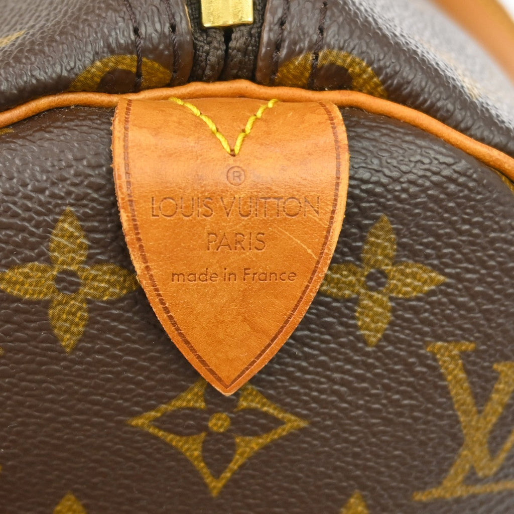 Louis Vuitton Keepall Bag Monogram Canvas Brown Canvas Travel Bag