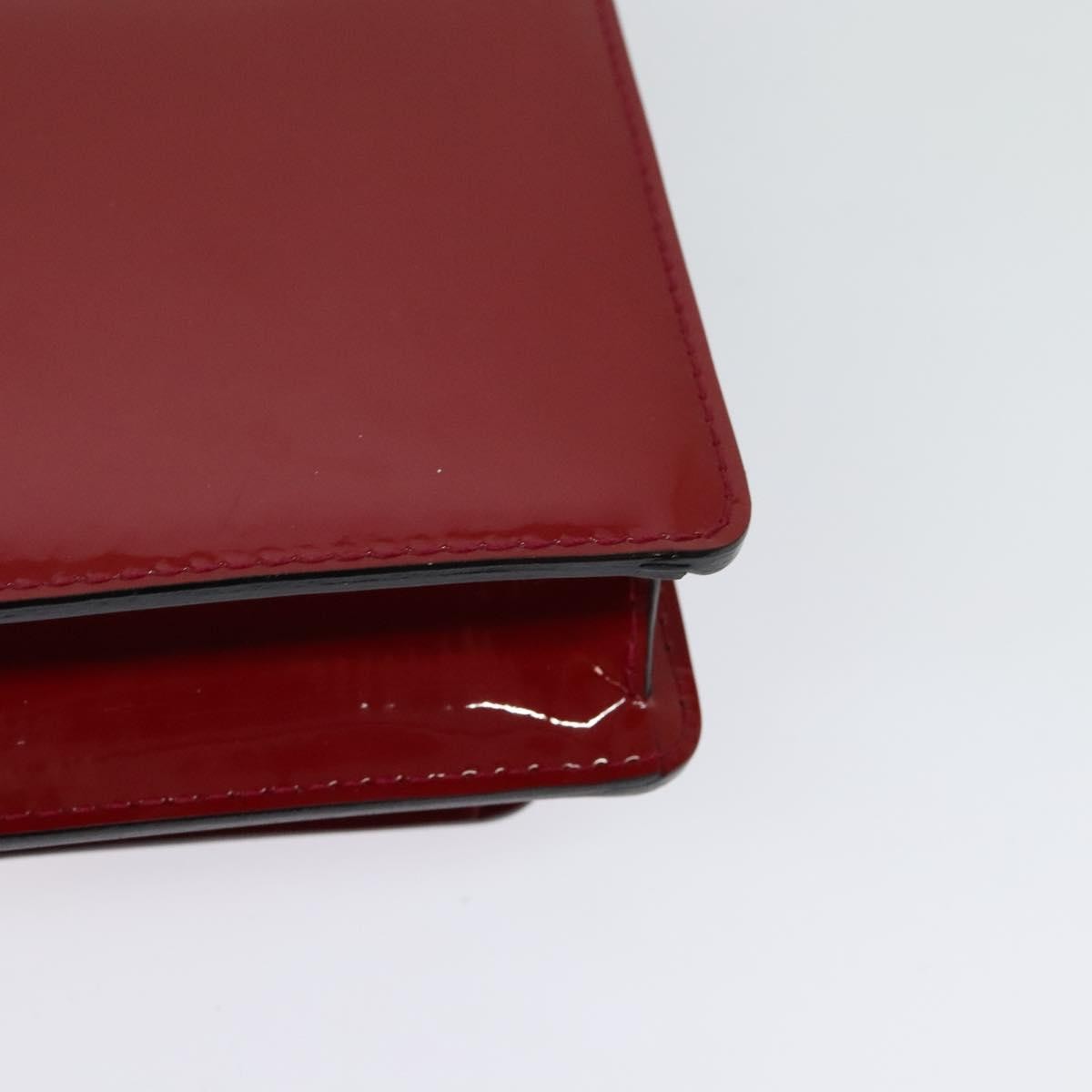Louis Vuitton Monceau Handbag Vernis Red Patent_Leather Handbag
