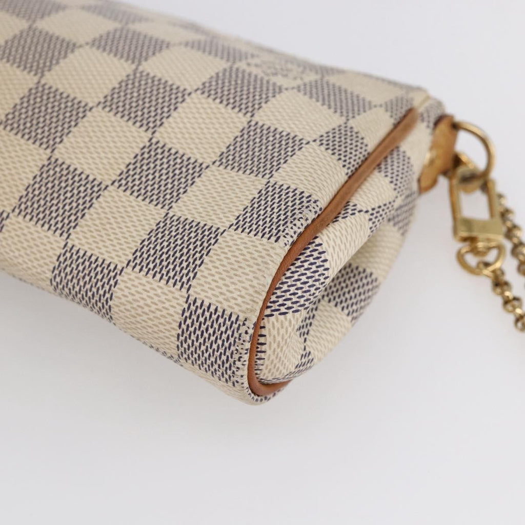 Louis Vuitton Eva Handbag Damier Beige Canvas Bag
