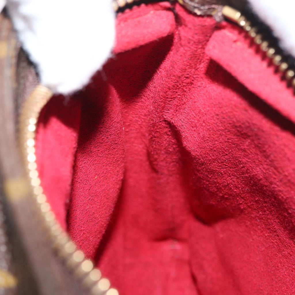 Louis Vuitton Partition Wristlet Clutch Monogram Canvas Brown Canvas Clutche & Pouche Bag