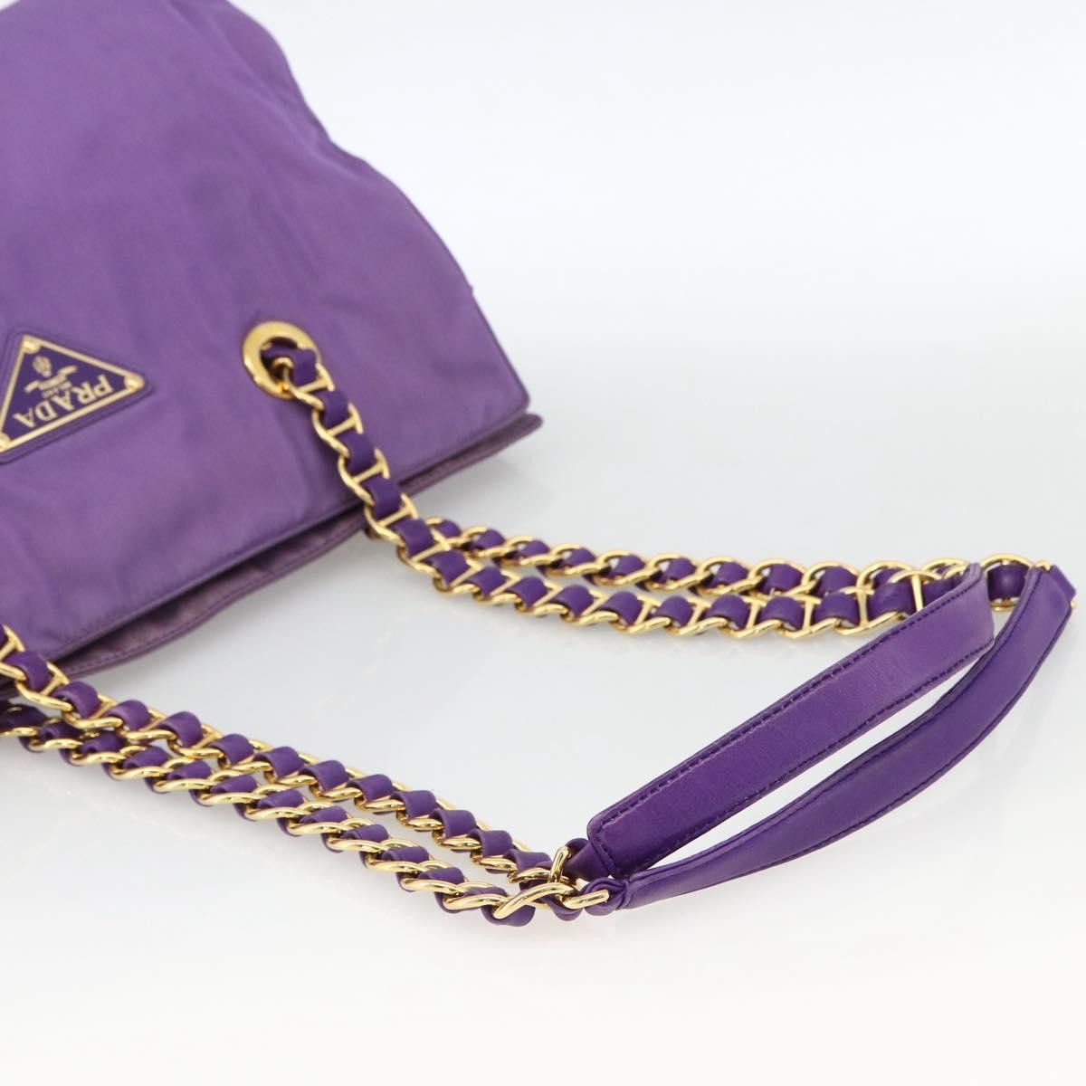 Prada Vintage Shoulder Bag Tessuto Purple Nylon Shoulder Bag Bag