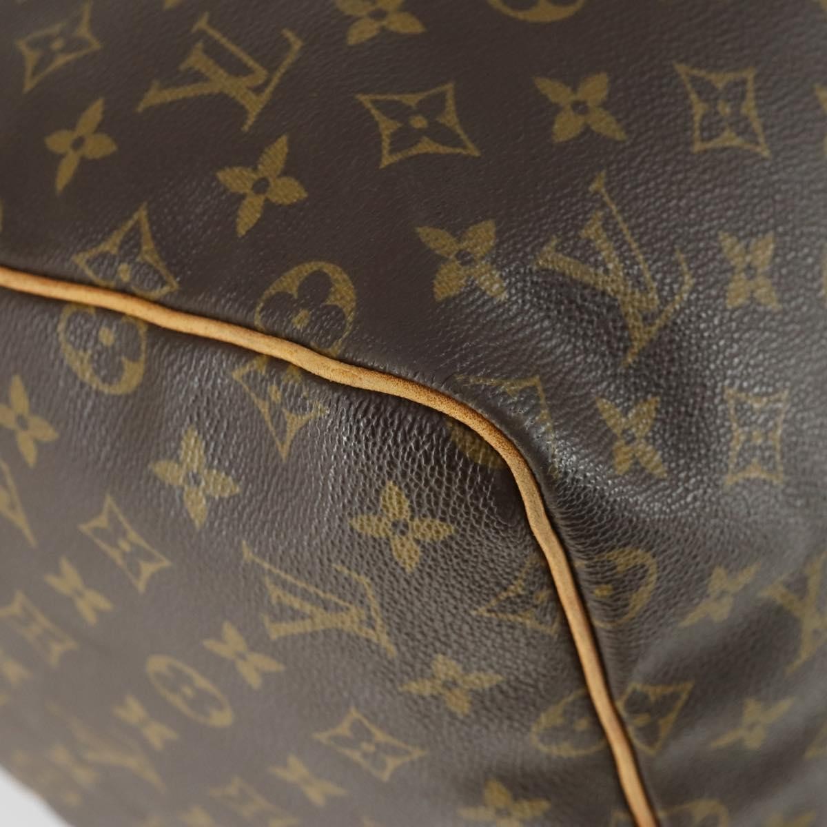 Louis Vuitton Keepall Bag Monogram Canvas Brown Canvas Travel Bag