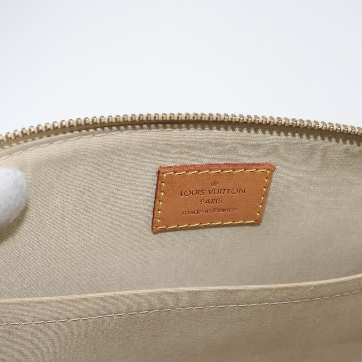 Louis Vuitton Sherwood Handbag Monogram Vernis Yellow Patent_Leather Handbag