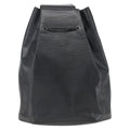 Louis Vuitton Sac A Dos Drawstring Backpack Epi Leather Black Leather Backpack Bag