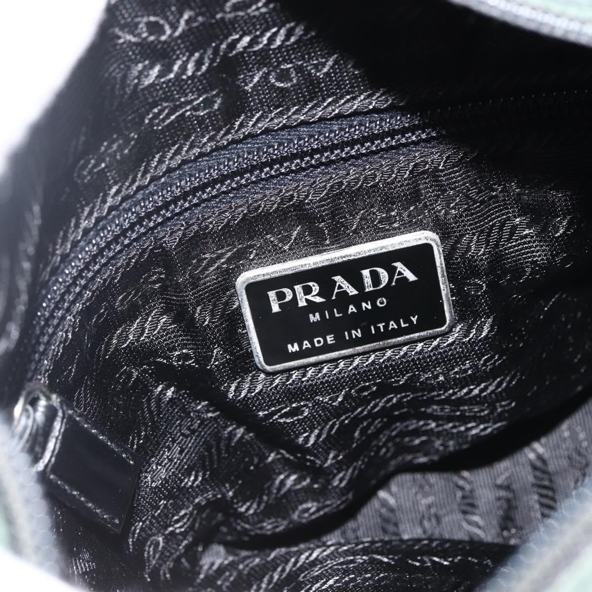Prada Buckle Messenger Bag Tessuto Green Nylon Shoulder Bag Bag