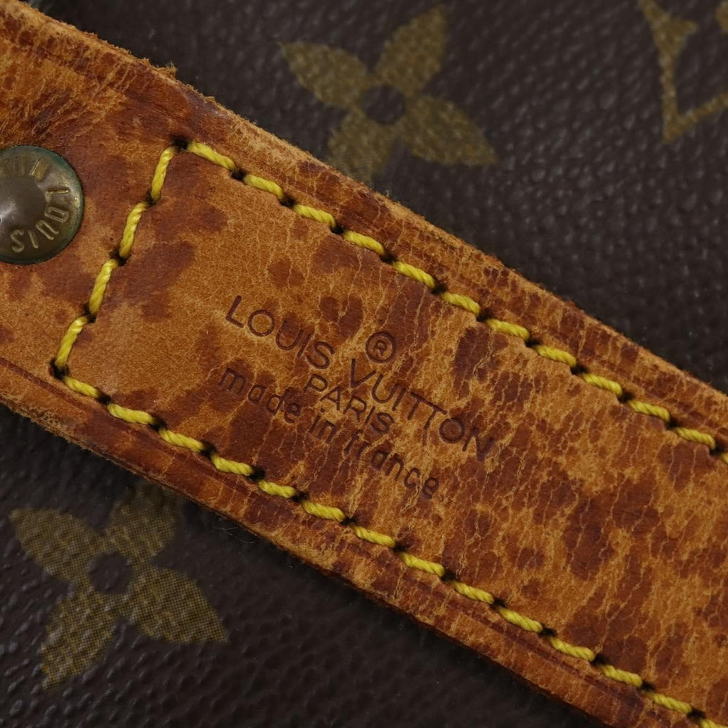 Louis Vuitton Keepall Bandouliere Bag Monogram Canvas Brown Canvas Travel Bag