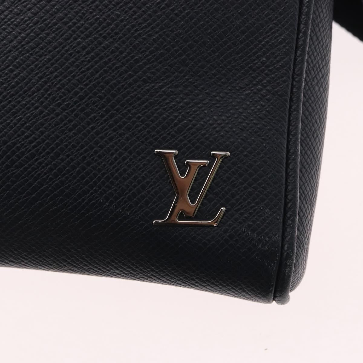Louis Vuitton Alex Messenger Bag Taiga Leather Navy Leather Shoulder Bag