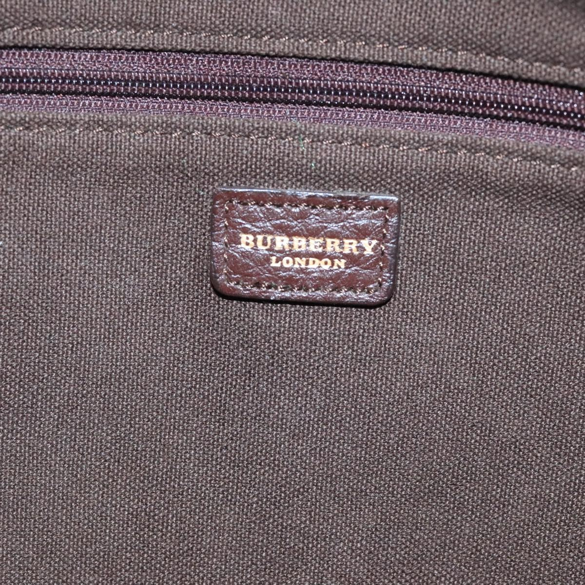 Burberry Nova Check Shoulder Bag Canvas And Leather Beige Canvas Shoulder Bag