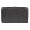 Chanel Timeless Cc French Wallet Caviar Black Leather Wallets Accessory