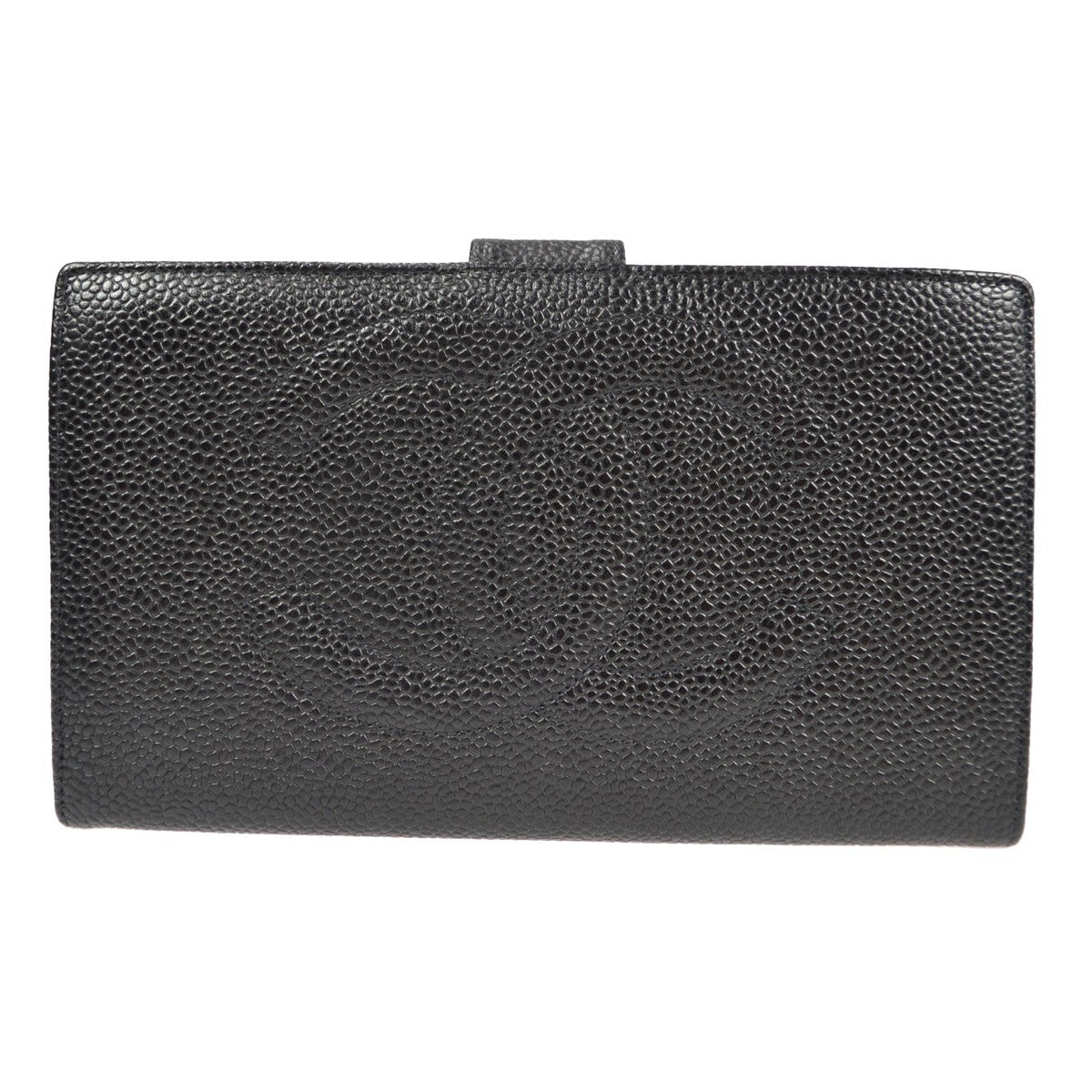 Chanel Timeless Cc French Wallet Caviar Black Leather Wallets Accessory