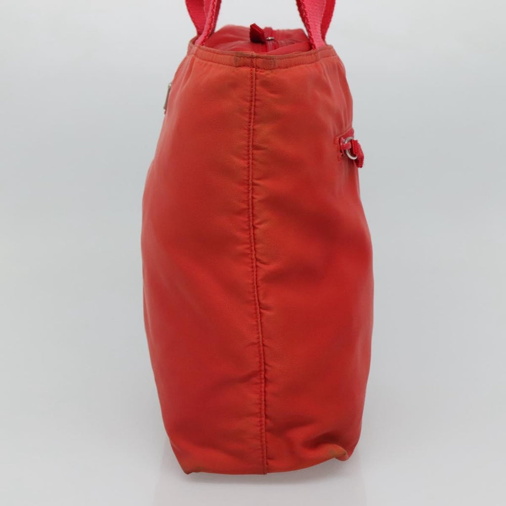Prada Vintage Zip Tote Tessuto Red Nylon Tote Bag Bag