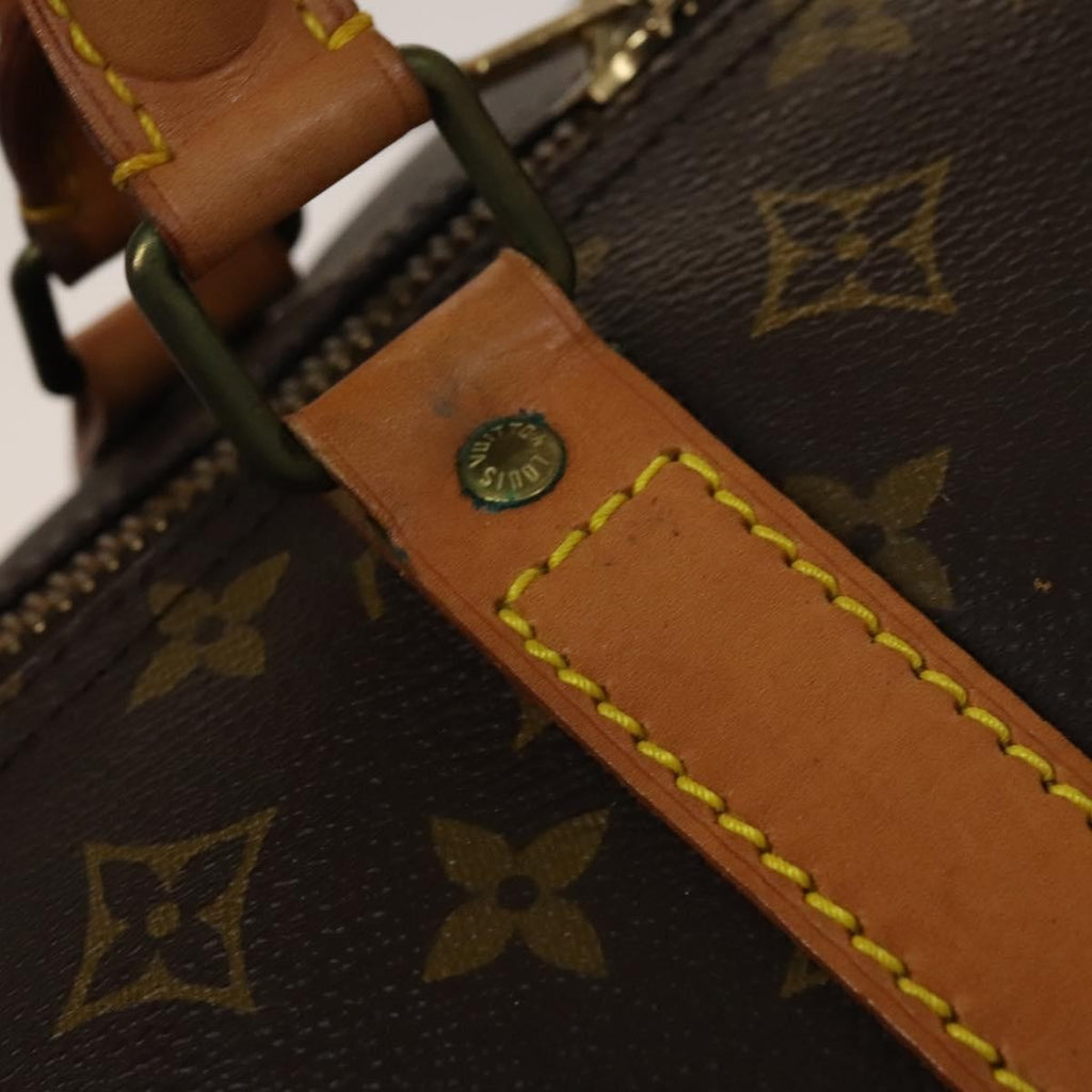 Louis Vuitton Keepall Bag Monogram Canvas Brown Canvas Travel Bag