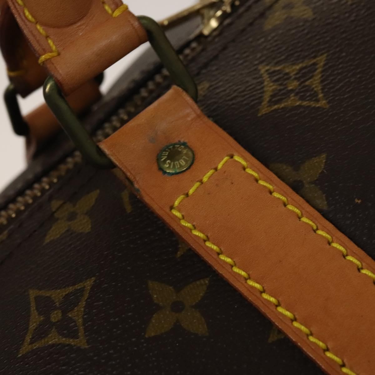 Louis Vuitton Keepall Bag Monogram Canvas Brown Canvas Travel Bag