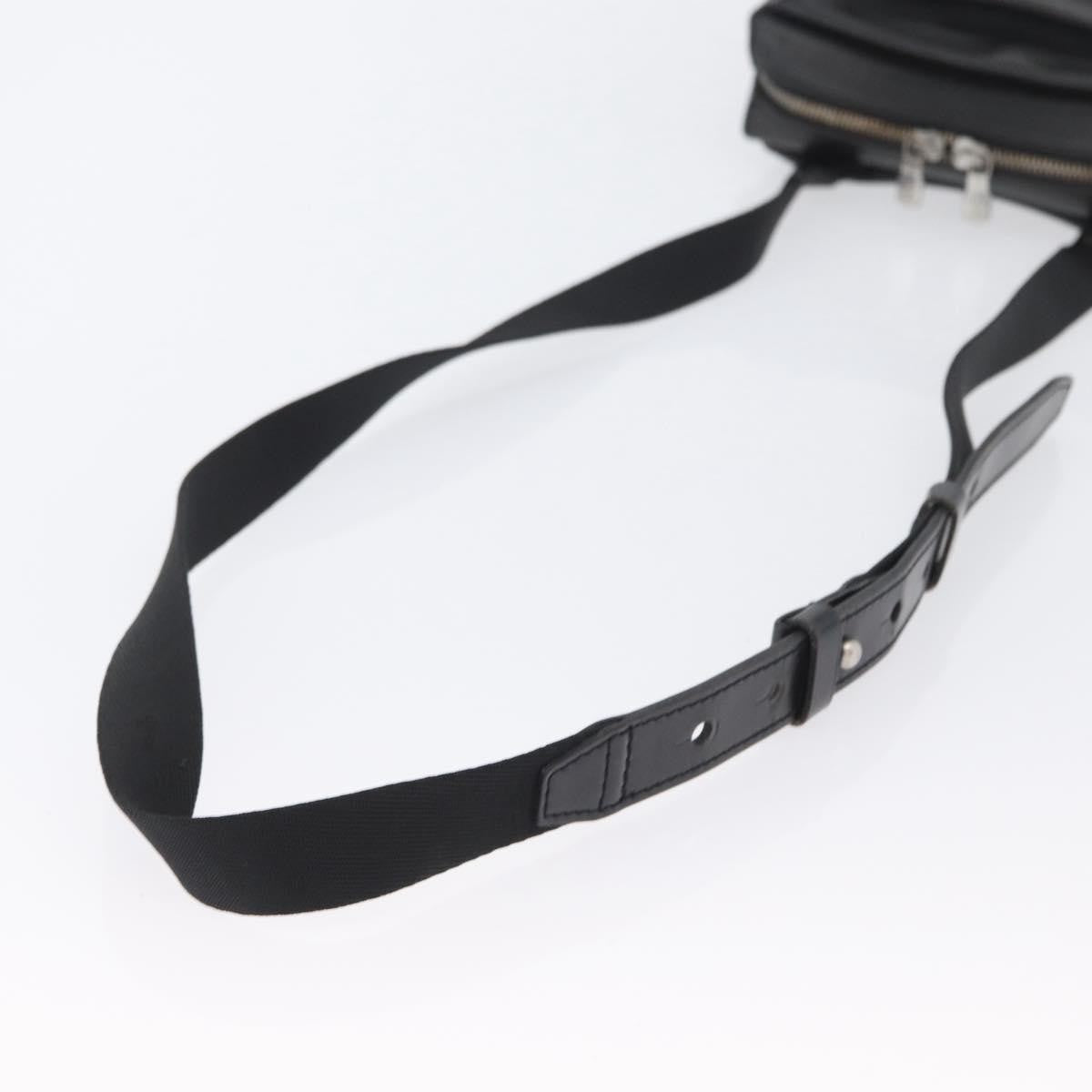 Louis Vuitton Sayan Messenger Bag Taiga Leather And Canvas Black Leather Shoulder Bag